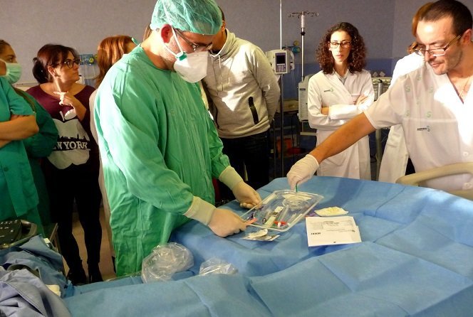 Enfermero hospital quirófano operación