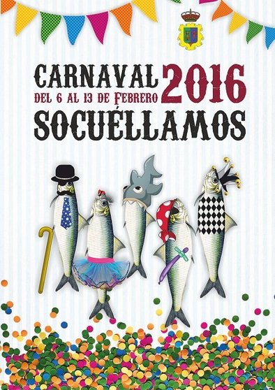 CARTEL OFICIAL SOCUELLAMOS CARNAVAL 2016