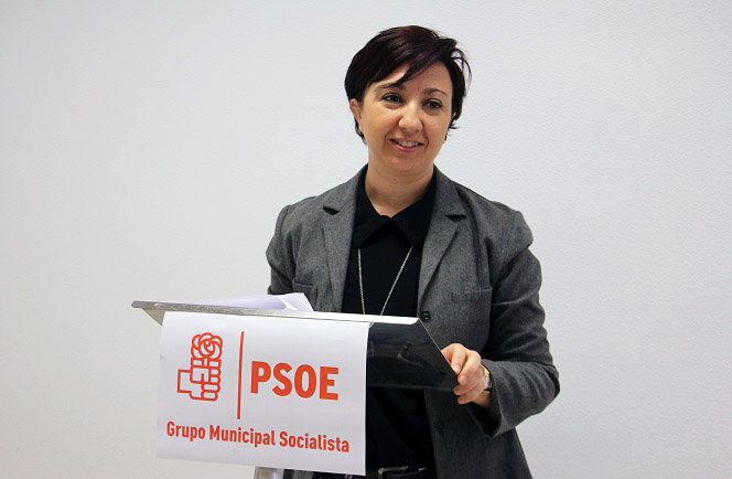 Elena García durante la rueda de prensa de esta mañana. / Foto: SD.