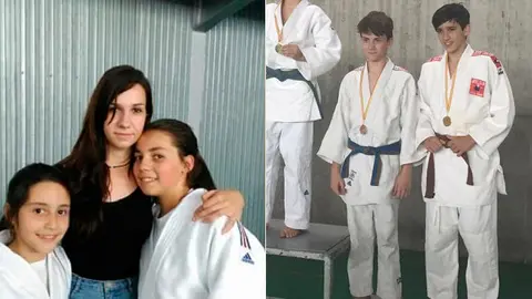 Javian Mu&ntilde;oz Minerva Vallejo Judo