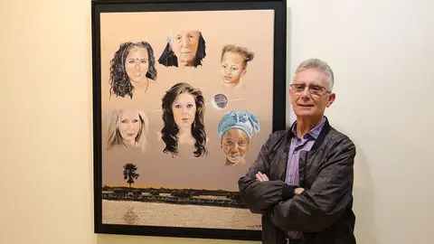 Jos&eacute; Carlos Ortiz exposici&oacute;n Santos