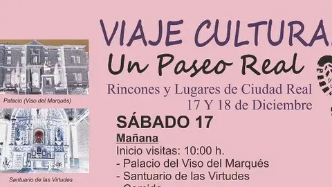 cartel viaje cultural Un paseo Real