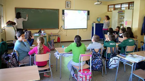 Aula colegio clase
