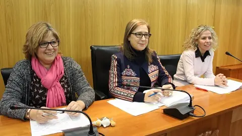 Pruden Medina, Mar Delgado y Conchi Arenas
