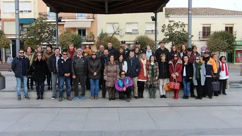 Minuto de silencio violencia de g&eacute;nero