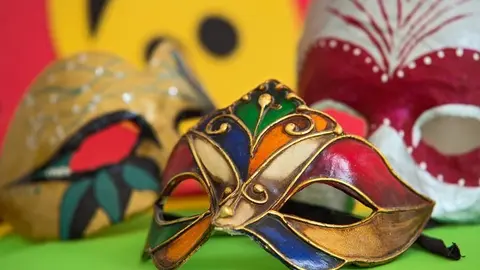 M&aacute;scaras de Carnaval (Foto: Carlos Monroy)