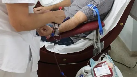 donantes de sangre extracci&oacute;n