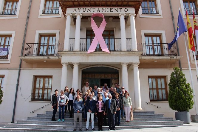 Lazo Rosa Ayuntamiento AECC
